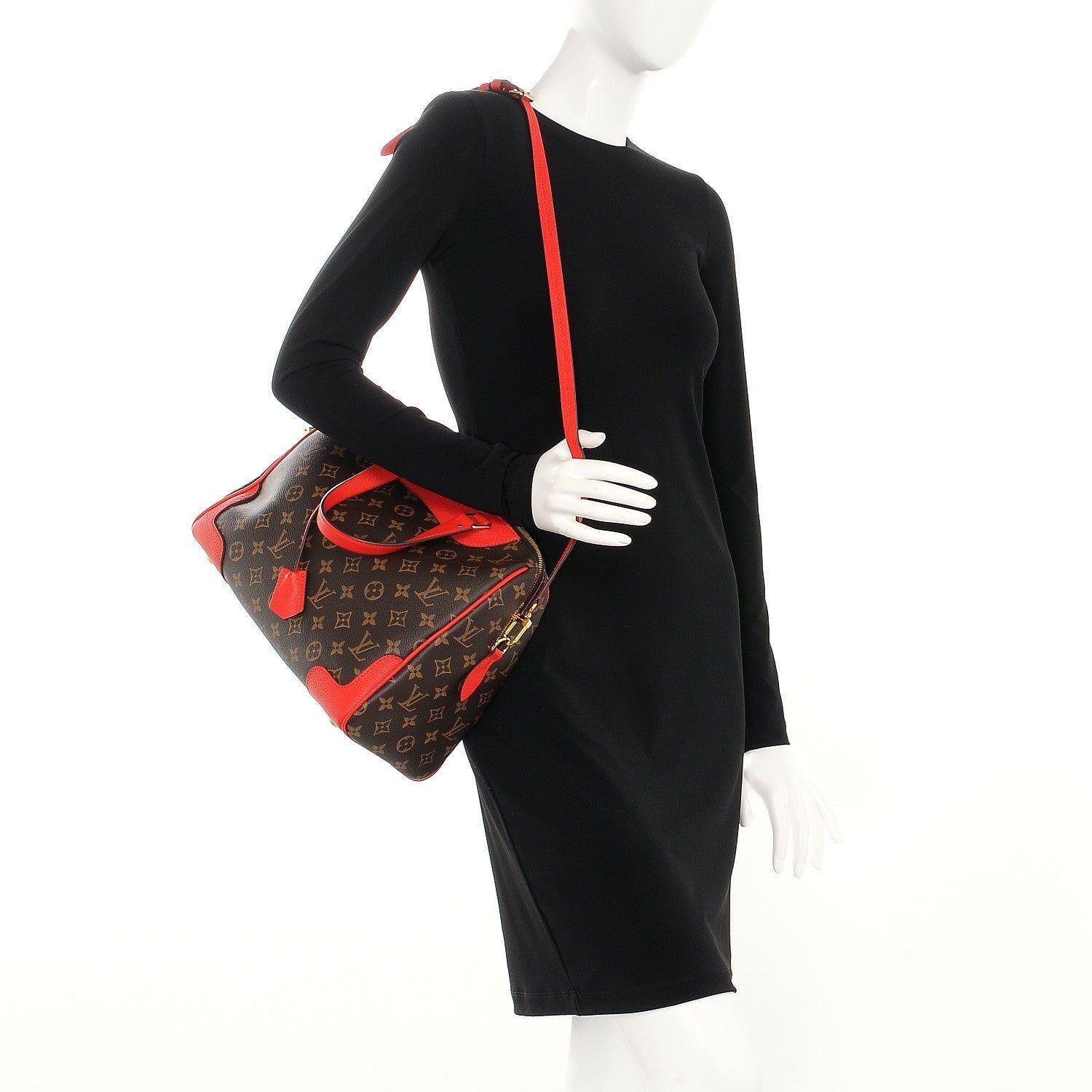 Louis Vuitton Monogram Retiro NM Coquelicot 2 of 8