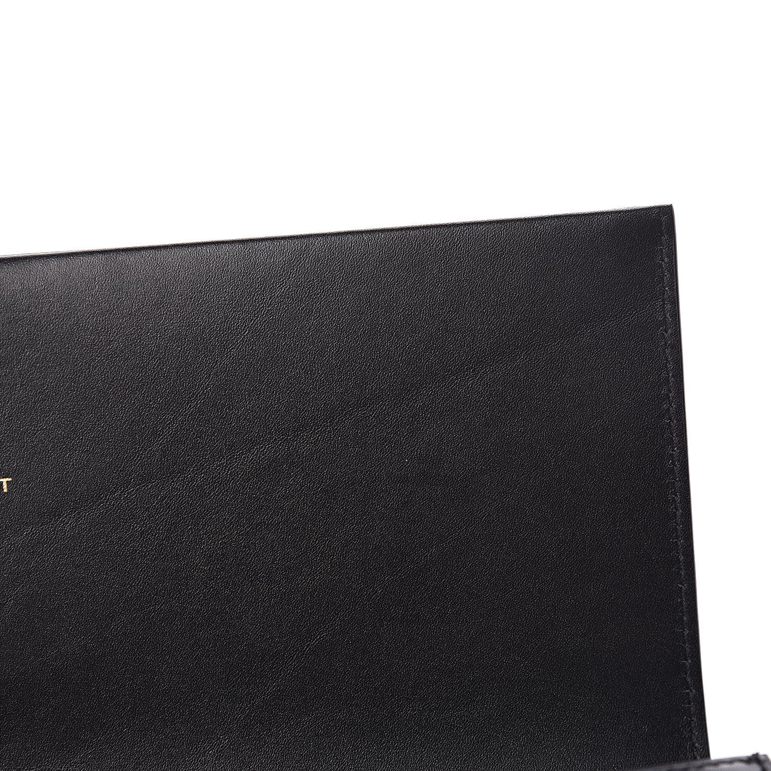Saint Laurent Calfskin Classic Monogram Tassel Clutch Black 11 of 12