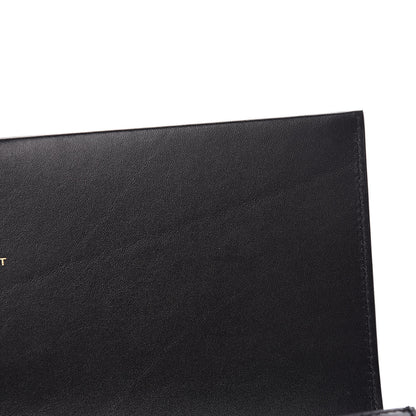 Saint Laurent Calfskin Classic Monogram Tassel Clutch Black 11 of 12