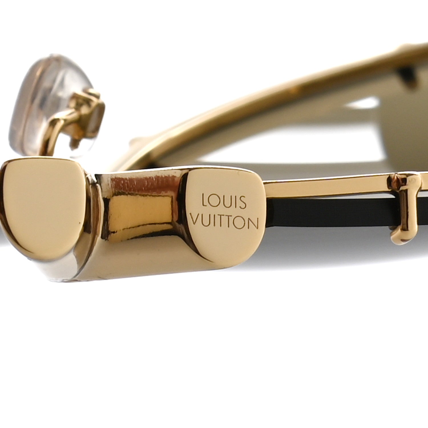 Louis Vuitton Metal LV Drive Sunglasses Z0897W Black Gold 5 of 8