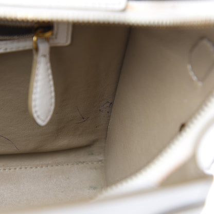Celine Goatskin Micro Luggage White 17 of 18