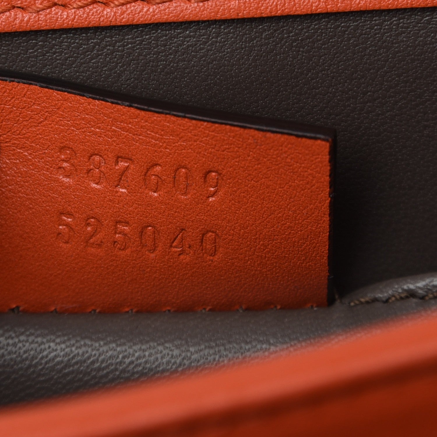 Gucci Shade Lux Calfskin Small Interlocking Shoulder Bag New Dark Orange 7 of 7
