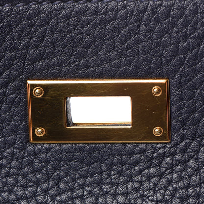 Hermes Taurillon Clemence Kelly Retourne 28 Bleu Nuit 14 of 34