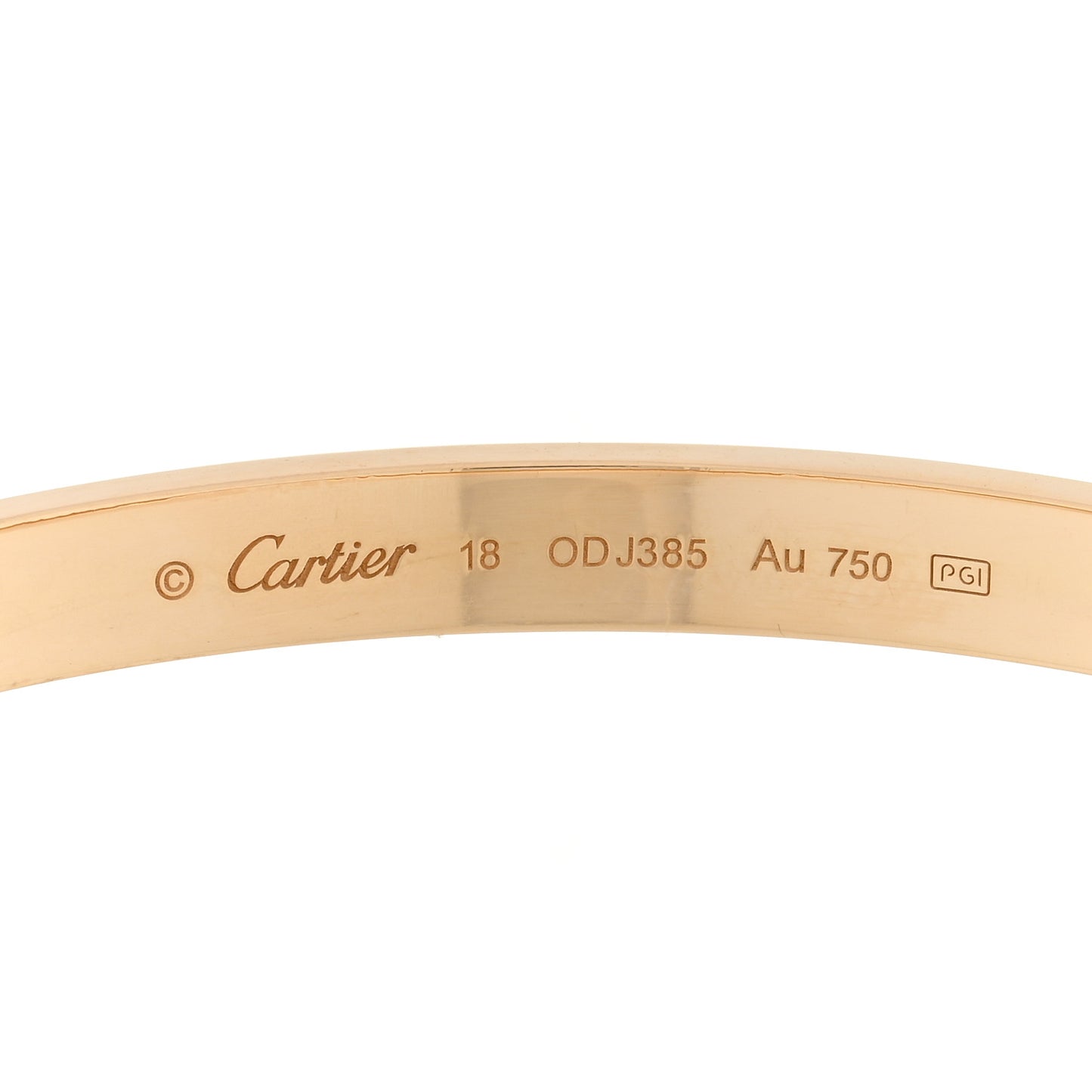 18K Yellow Gold LOVE Bracelet 18