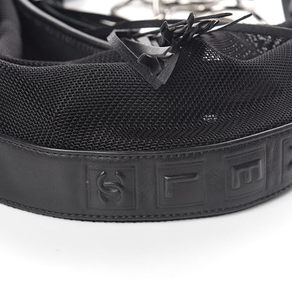 Chanel Mesh Calfskin Sport Tassel Hobo Black 9 of 9