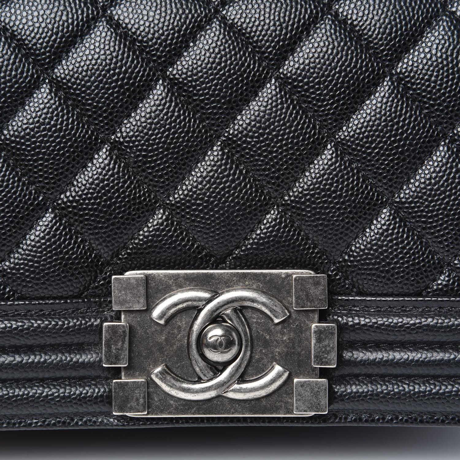 Chanel Caviar Quilted Small Boy Flap Black 10 of 11
