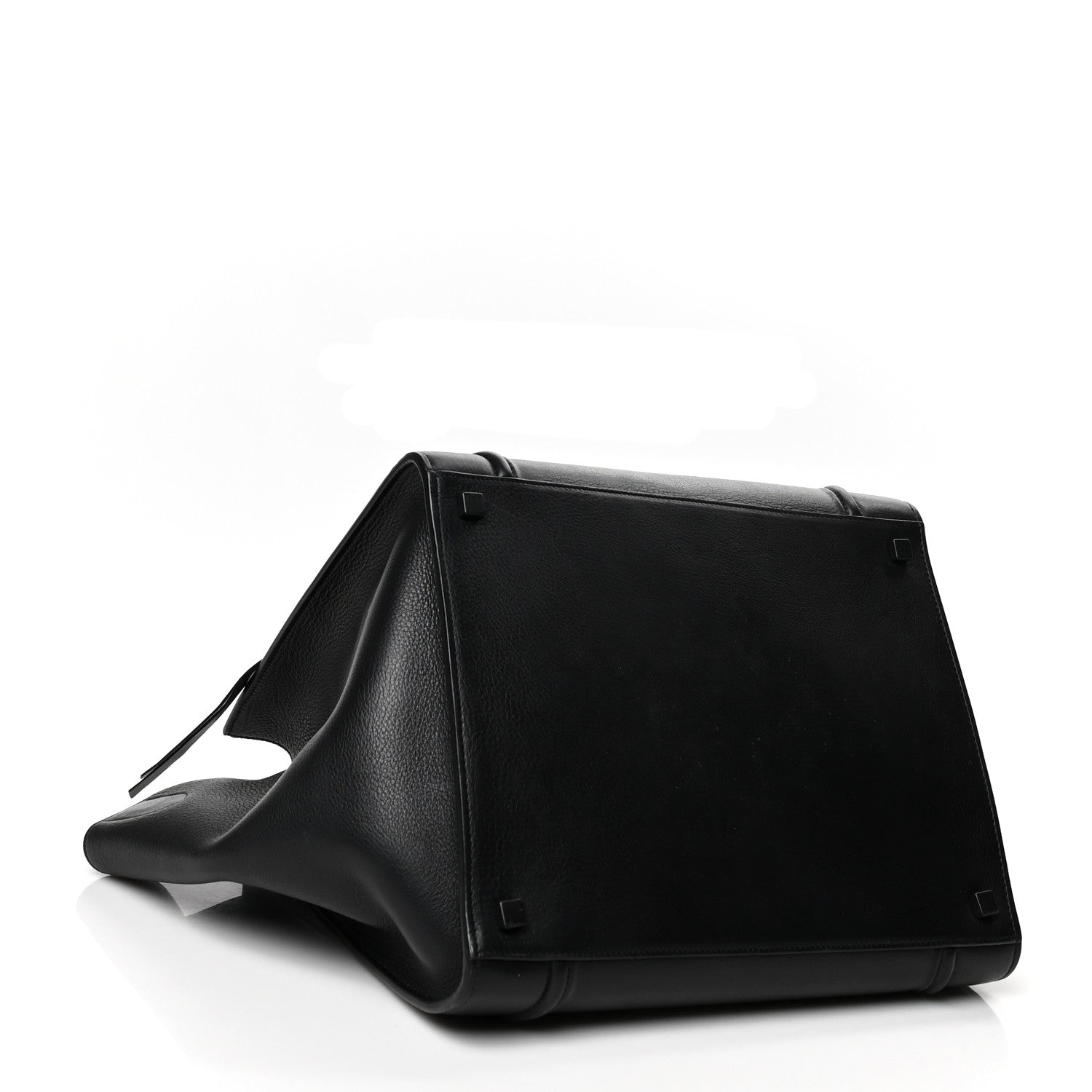 Celine Grained Calfskin Medium Phantom Luggage Black 4 of 8