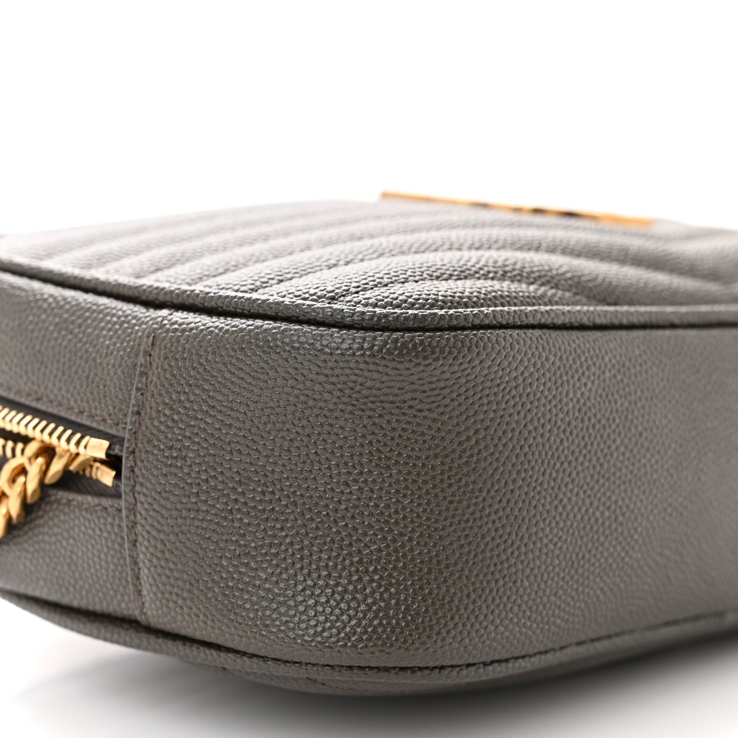 Saint Laurent SAINT LAURENT Grain De Poudre Matelasse Monogram Mini Lou Camera Bag Fog 8 of 9