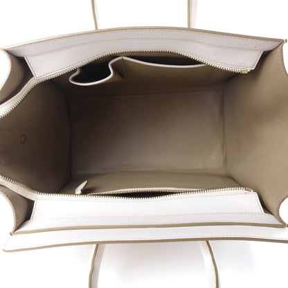 Celine Goatskin Mini Luggage White 5 of 20