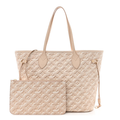 Louis Vuitton LOUIS VUITTON Empreinte Monogram Summer Stardust Neverfull MM Beige Clair 3 of 11