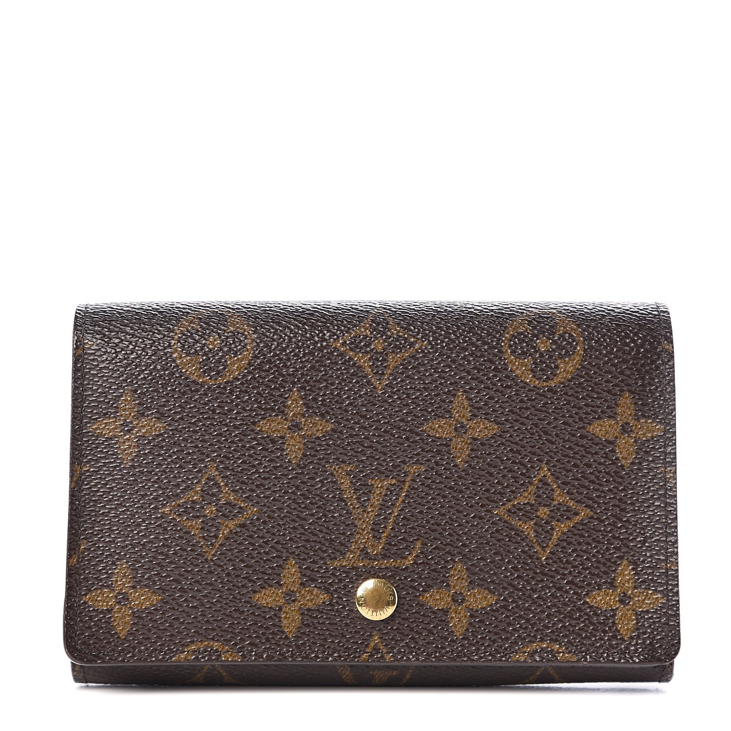 Louis Vuitton Monogram Porte-Monnaie Tresor Wallet 1 of 6