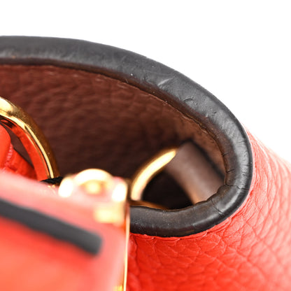 Louis Vuitton Taurillon Capucines BB Tonic Orange 10 of 12