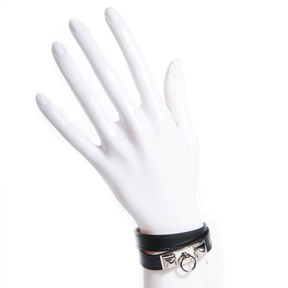 Hermes Chamonix Rivale Double Tour Bracelet Small Black 2 of 9
