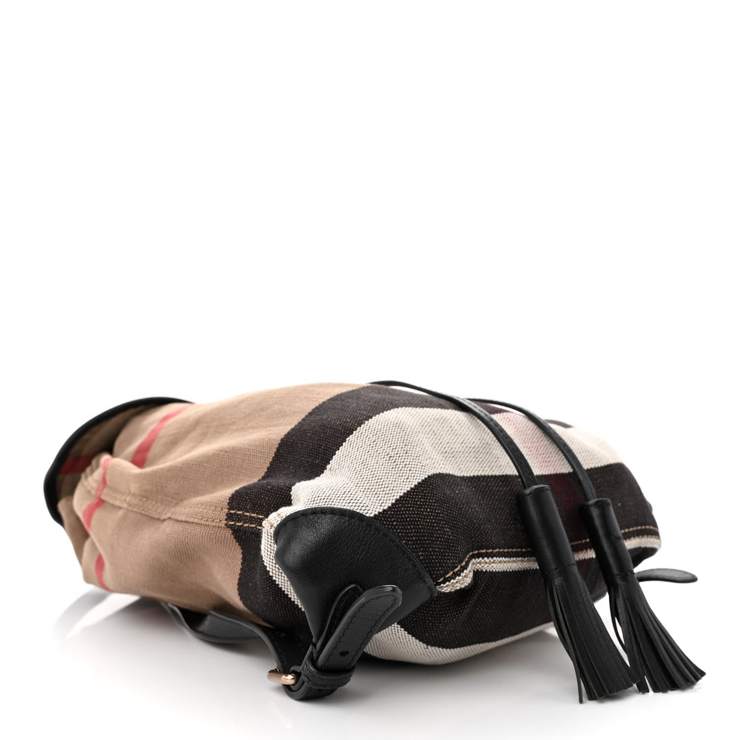 Overdyed Canvas Mega Check Medium Chiltern Backpack Black
