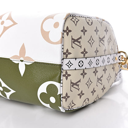 Louis Vuitton Monogram Giant Speedy Bandouliere 30 Kaki Beige 10 of 11