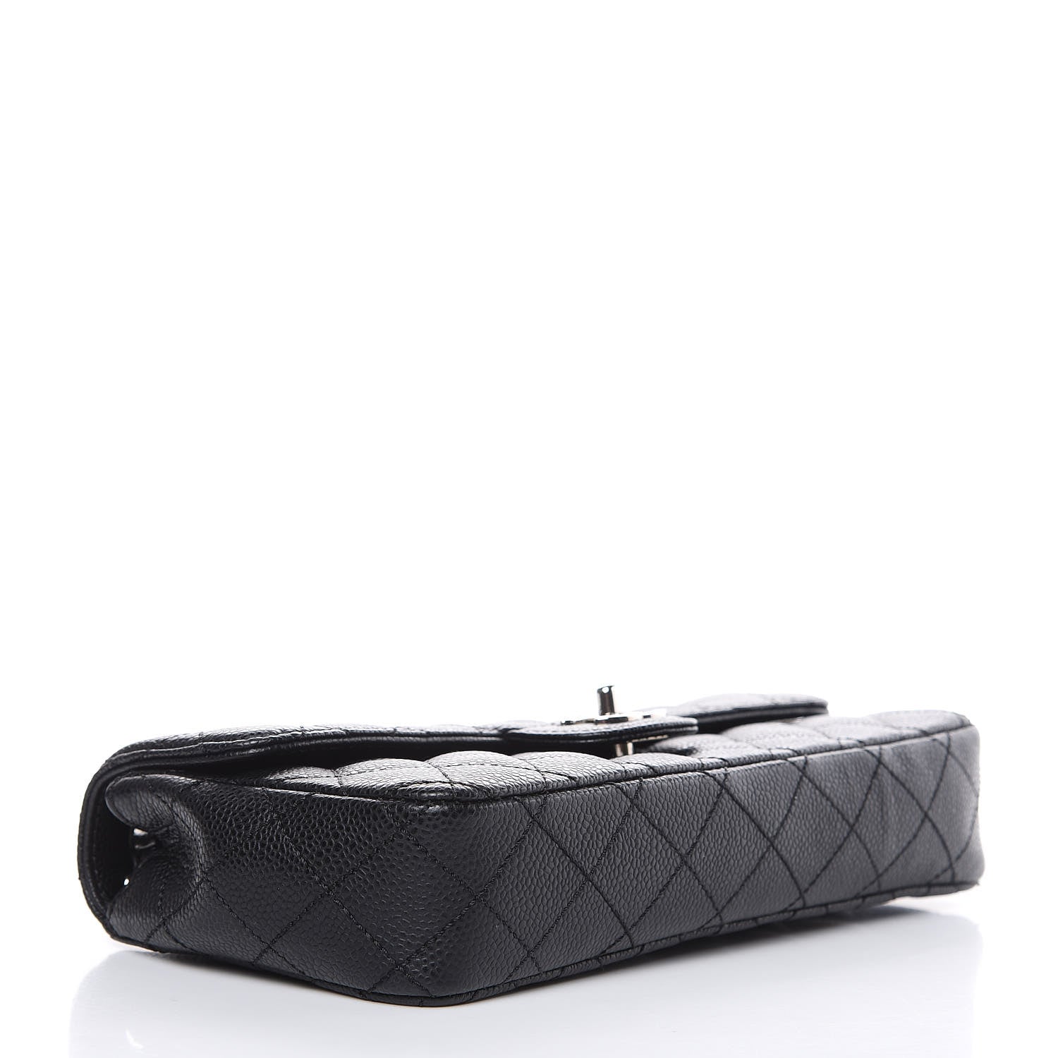 Chanel Caviar Quilted East West Flap Black 4 of 11