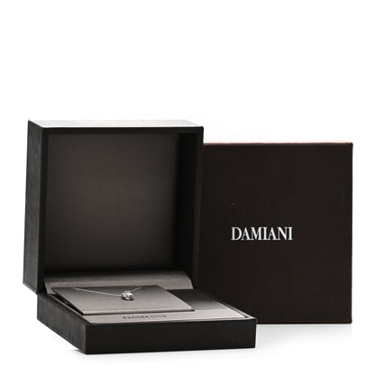 Damiani 18K White Gold Diamond Rose Quartz Heart Pendant Necklace 5 of 5