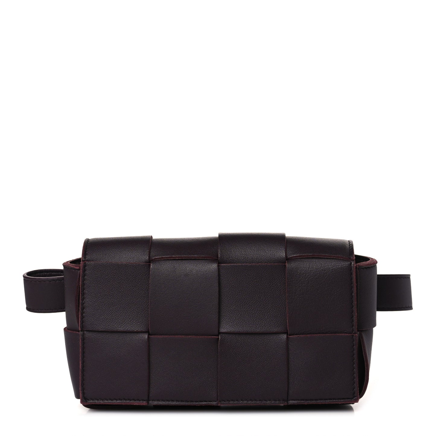 Nappa Maxi Intreccio The Belt Cassette Bag Grape