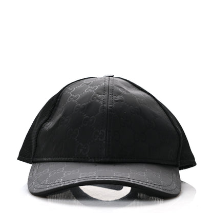 Gucci Nylon Monogram Baseball Hat L Black 3 of 9