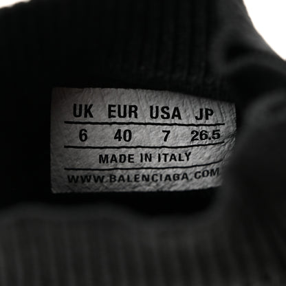 Balenciaga Technical 3D Recycled Knit Womens Speed 2.0 Lace Up Sneakers 40 Black 7 of 10