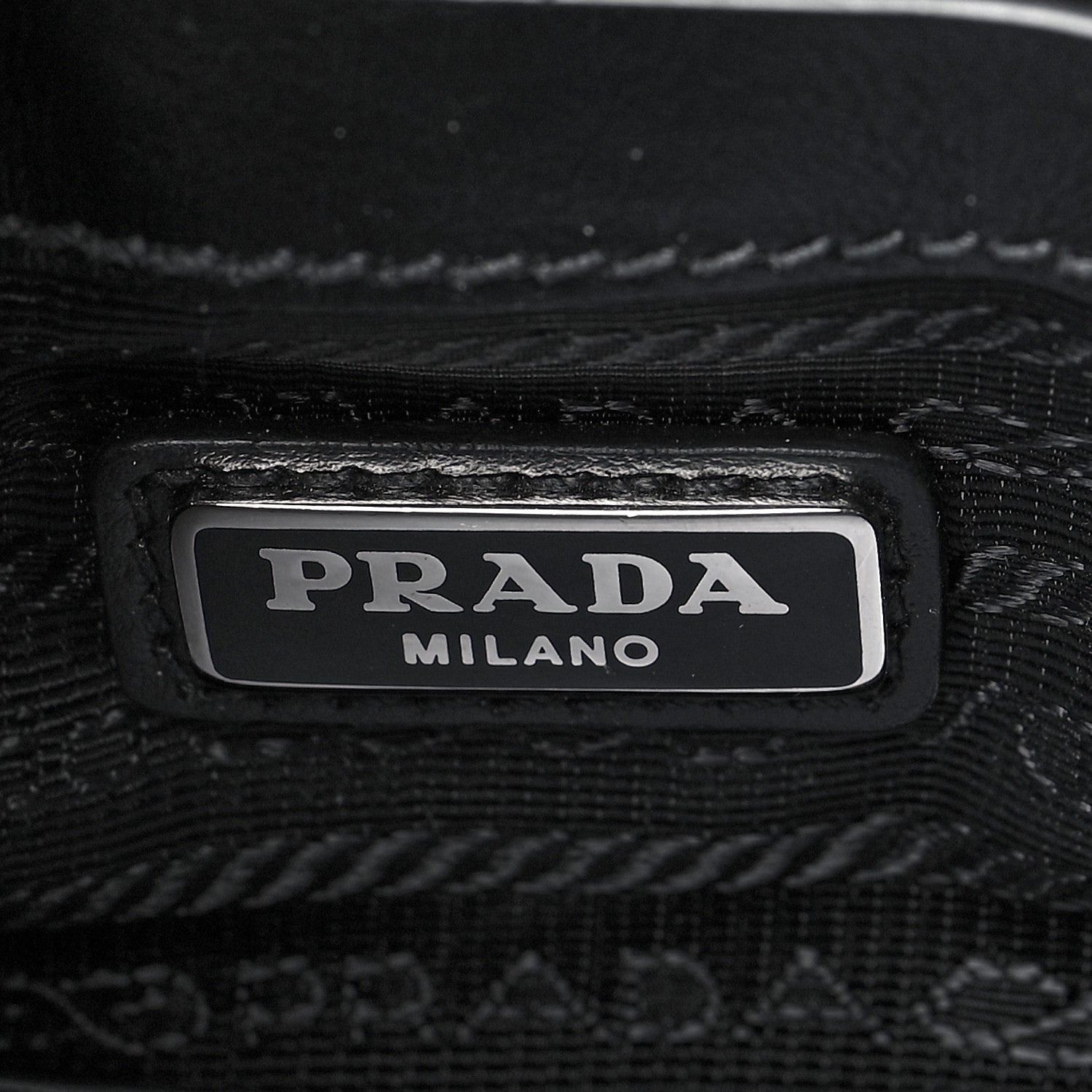 Prada Saffiano Messenger Satchel Black 5 of 9