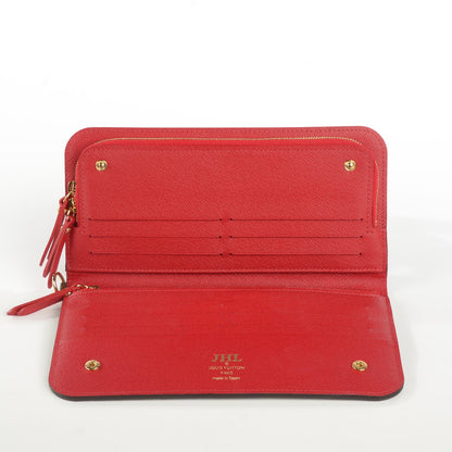 Louis Vuitton Damier Ebene Insolite Wallet Red 7 of 7