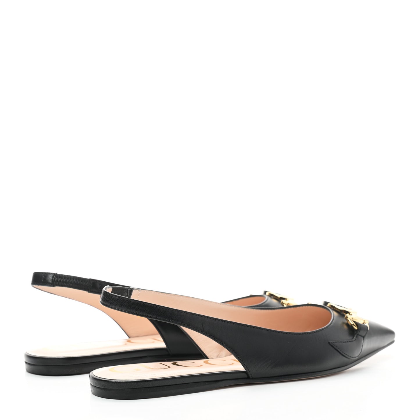 Malaga Kid Nappa Zumi Slingback Flats 36 Black