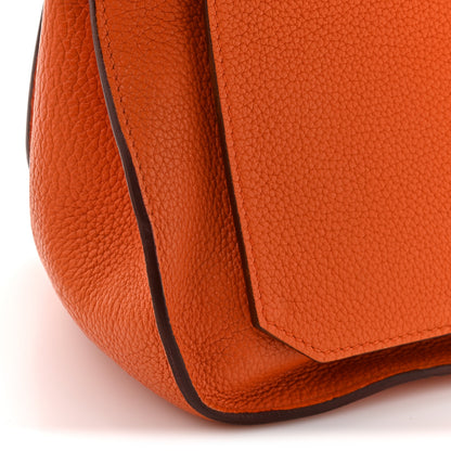 Hermes Taurillon Clemence Jypsiere 31 Orange 15 of 15