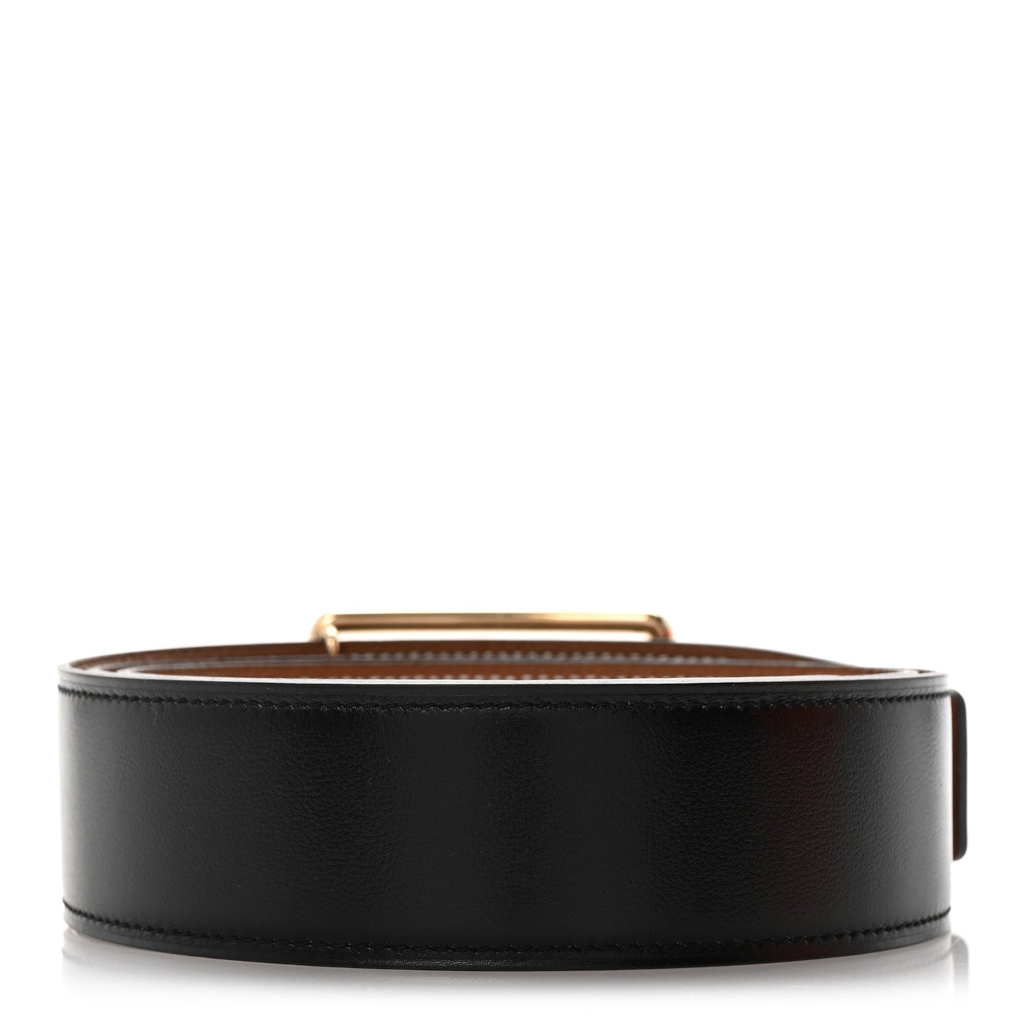 Togo Box 38mm Oscar Reversible Belt 100 40 Gold Black