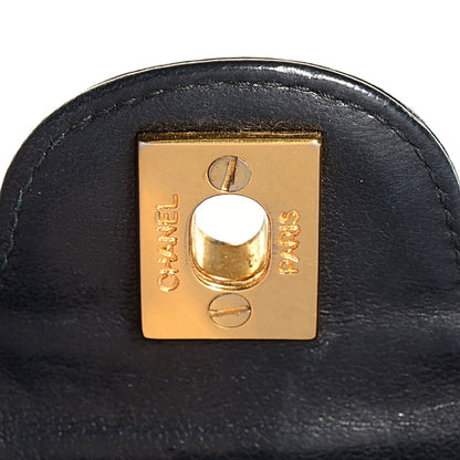 Chanel Lambskin Quilted Shoulder Bag Black 9 of 9