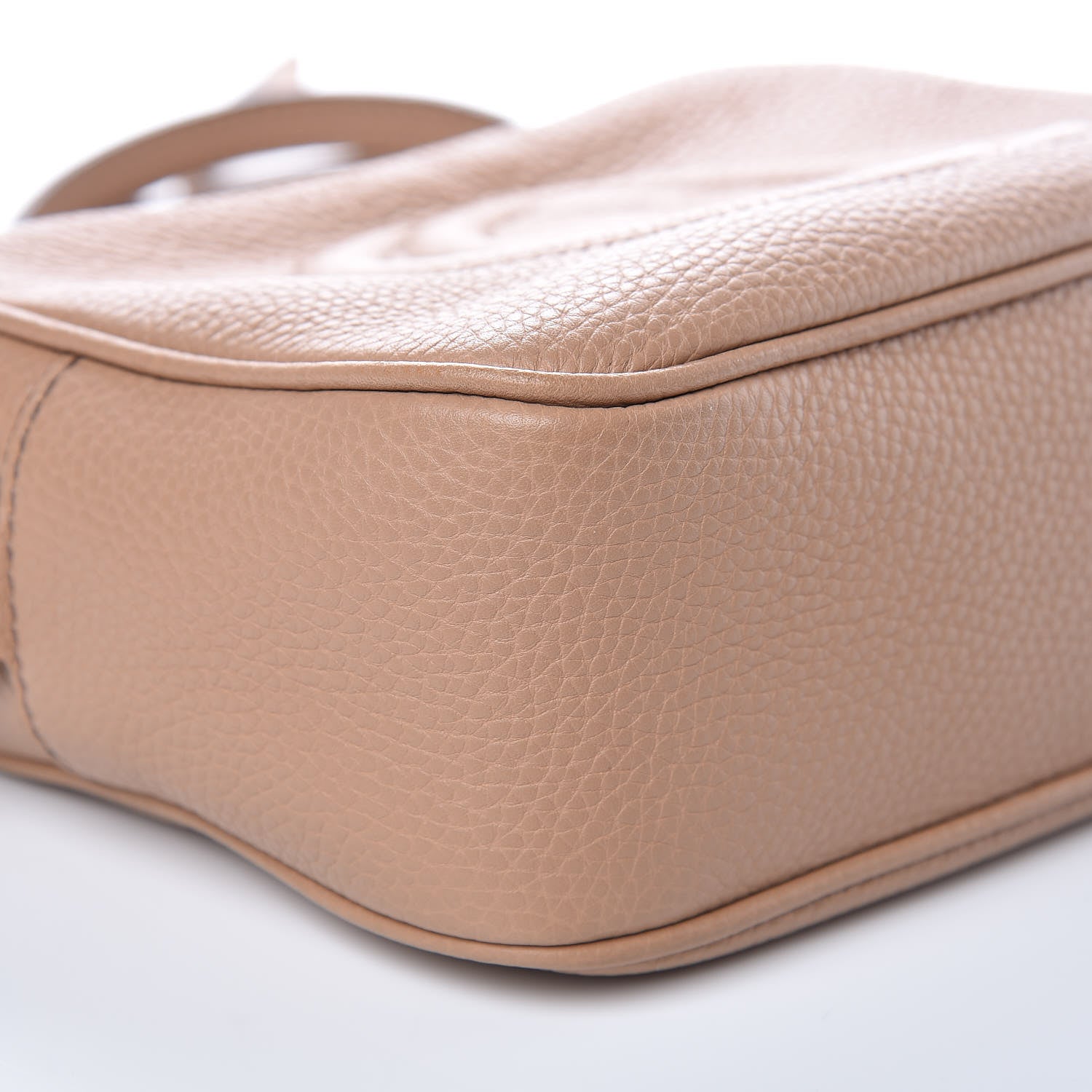 Gucci Pebbled Calfskin Small Soho Disco Bag Rose Beige 8 of 9