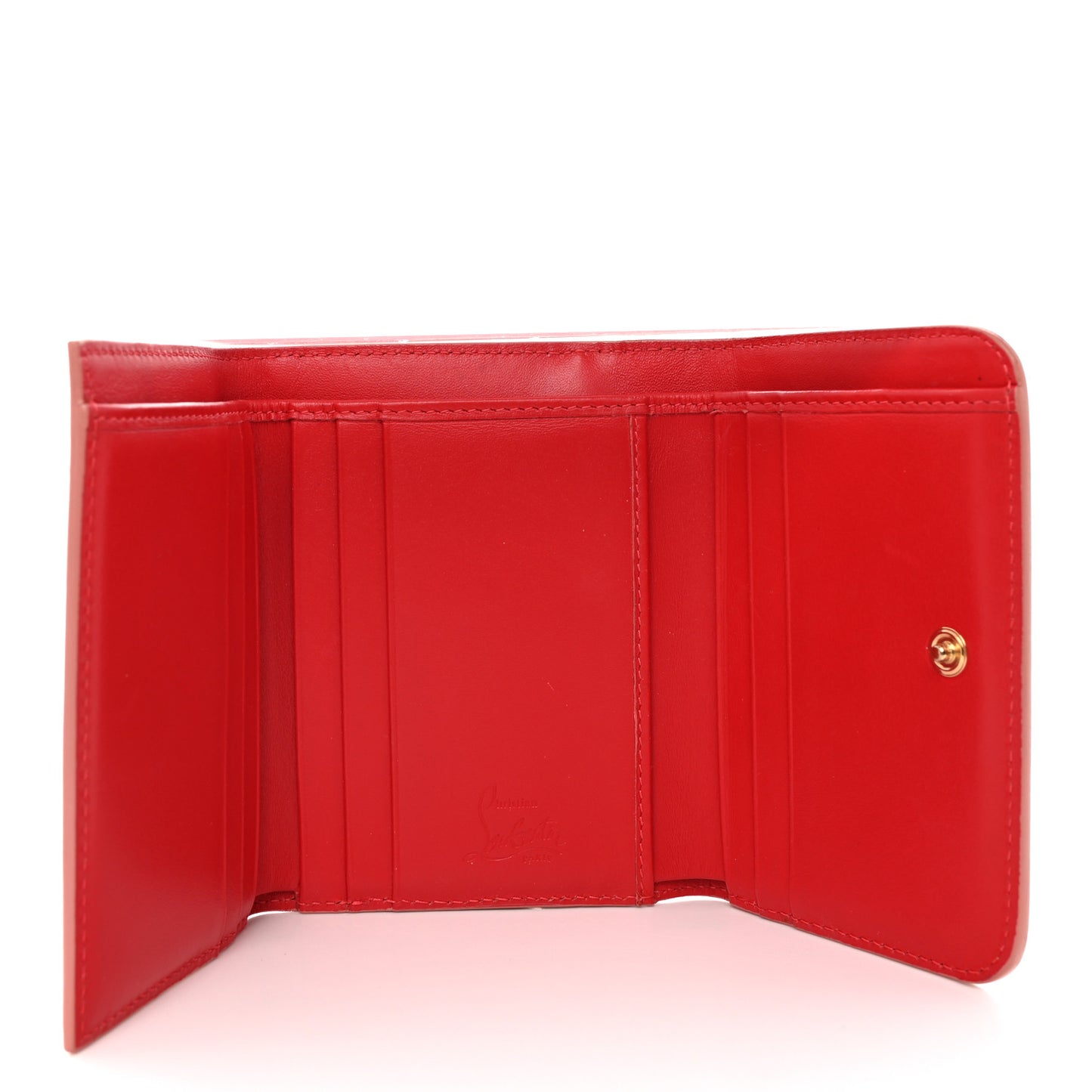 Calfskin Spiked Macaron Mini Spiked Wallet Ronsard