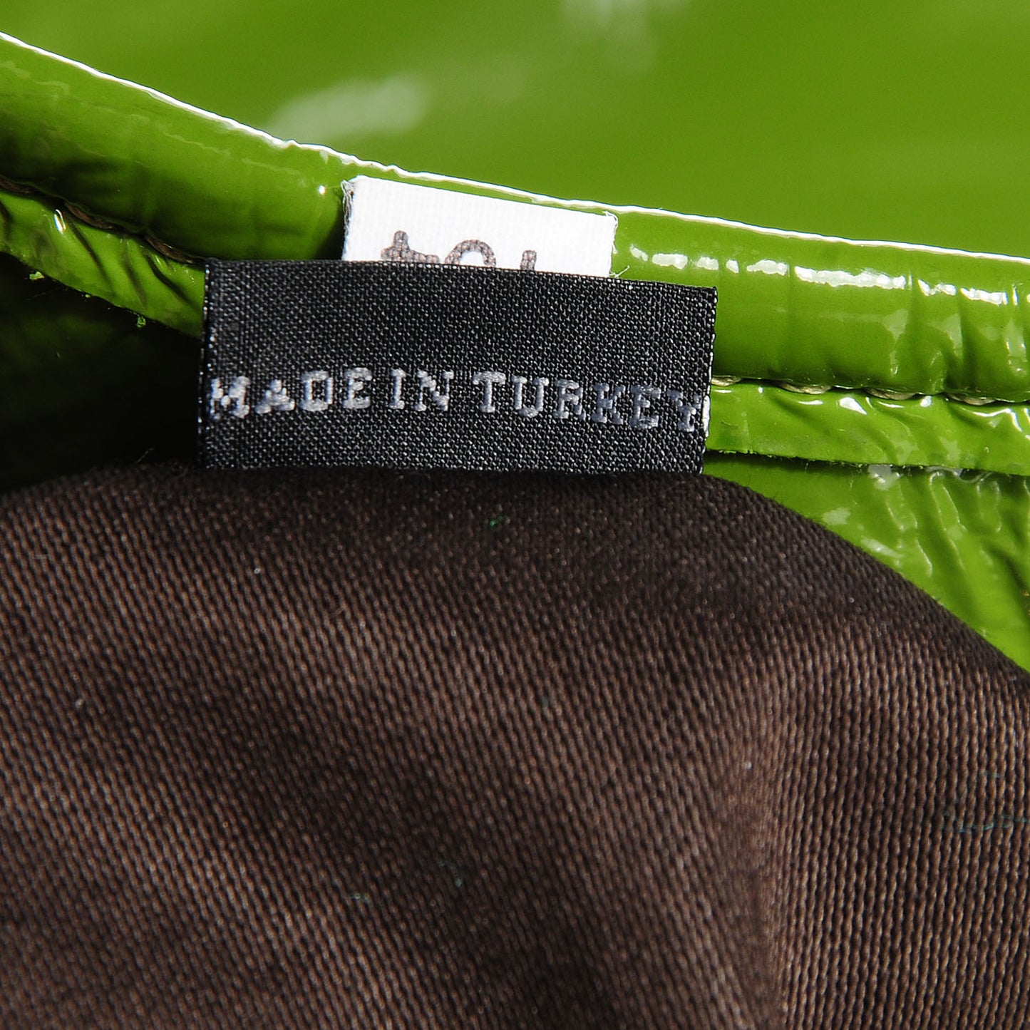 Vernice Shopping Tote Green