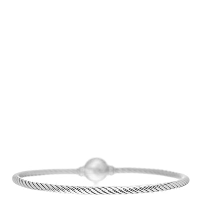David Yurman Sterling Silver Amethyst 3mm Chatelaine Bracelet 3 of 4