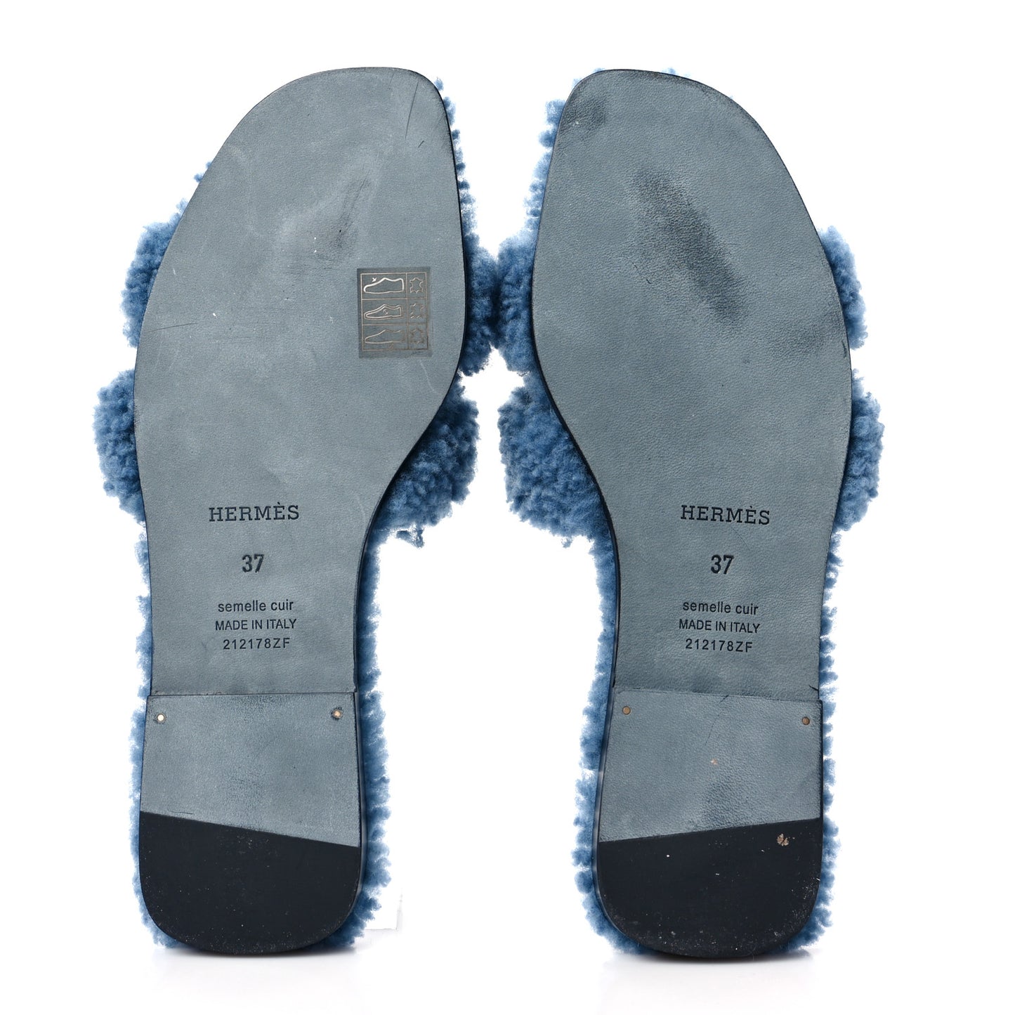 Woolskin Oran Sandals 37 Bleu