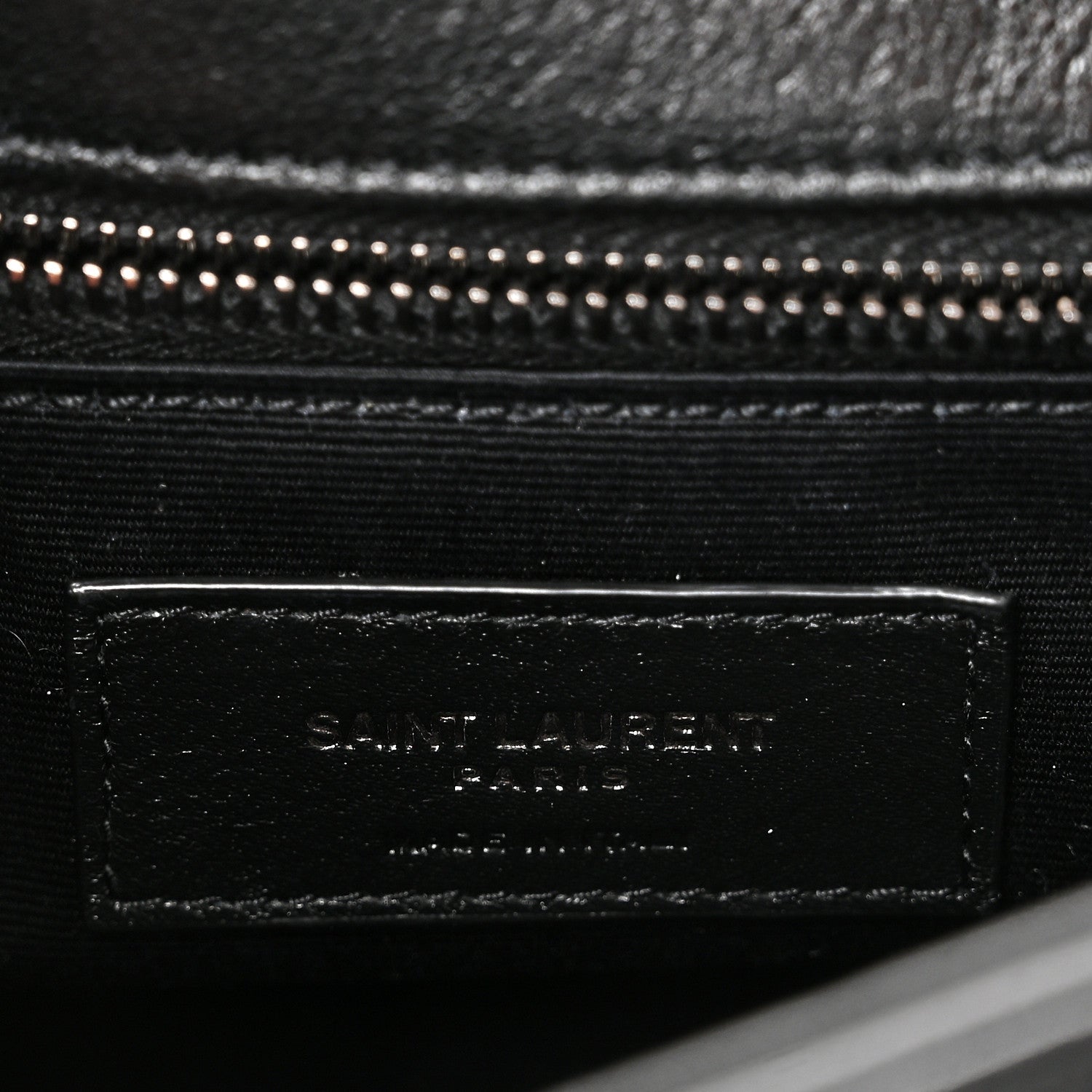 Saint Laurent Lambskin Quilted Mini Becky Chain Bag Black 6 of 10