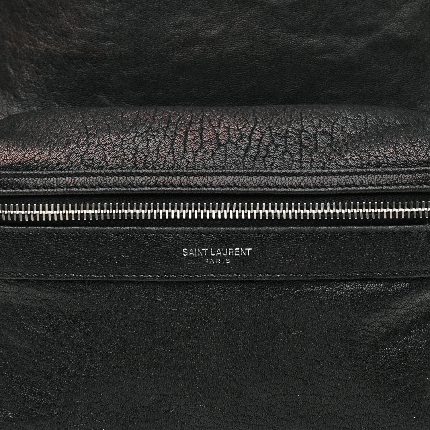 Saint Laurent Sheepskin City Backpack Black 9 of 13