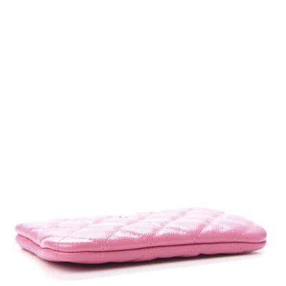 Chanel Caviar Quilted Small Cosmetic Case Pink 4 of 8