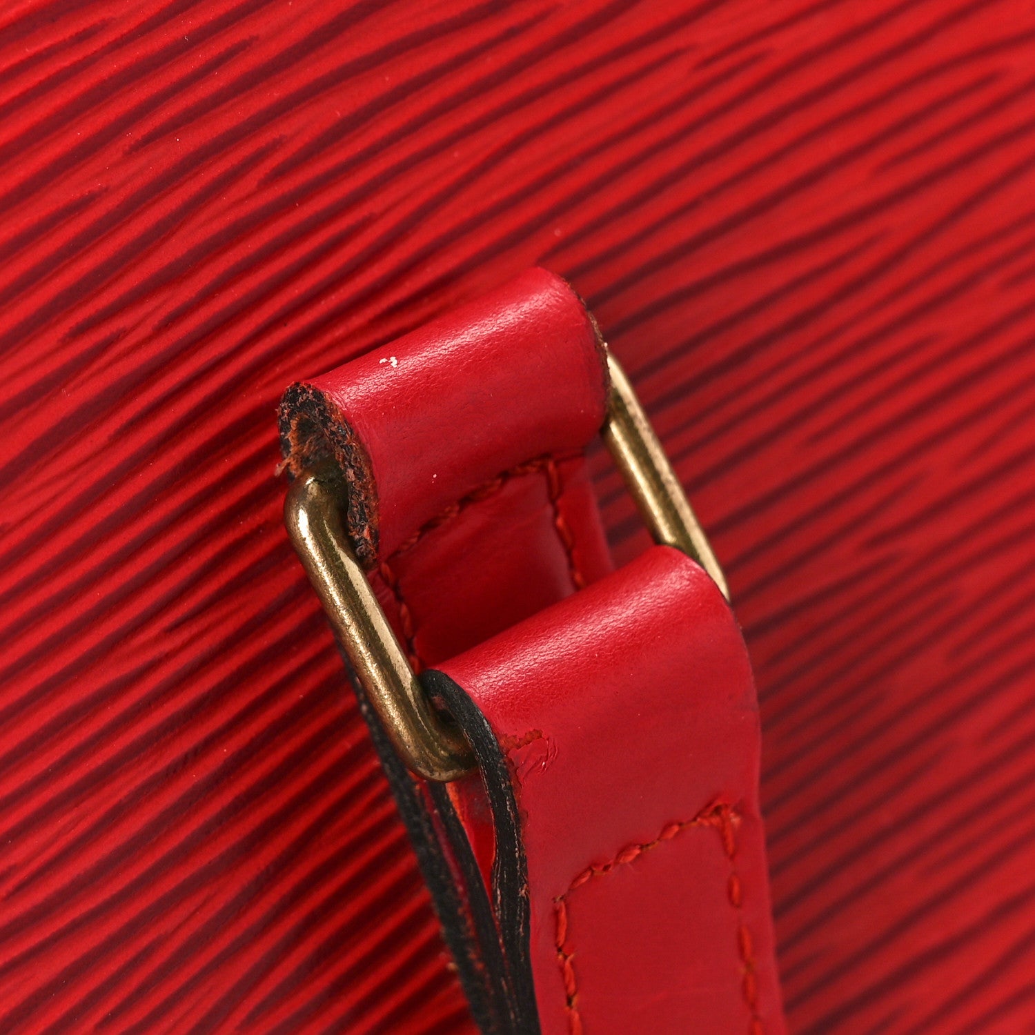 Louis Vuitton Epi Soufflot Castillan Red 10 of 14