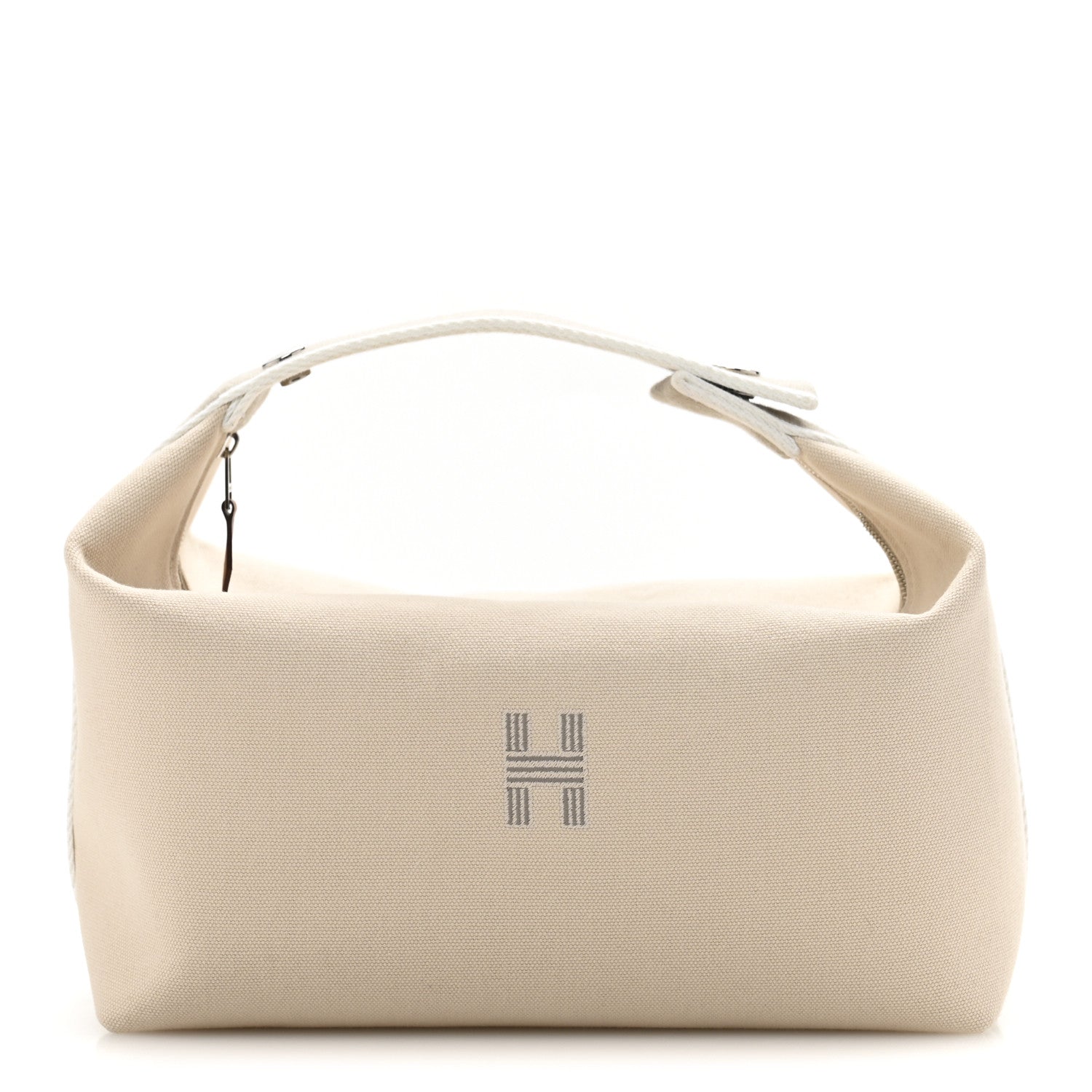 Hermes Canvas Large Bride-A-Brac Pouch Natural 1 of 8