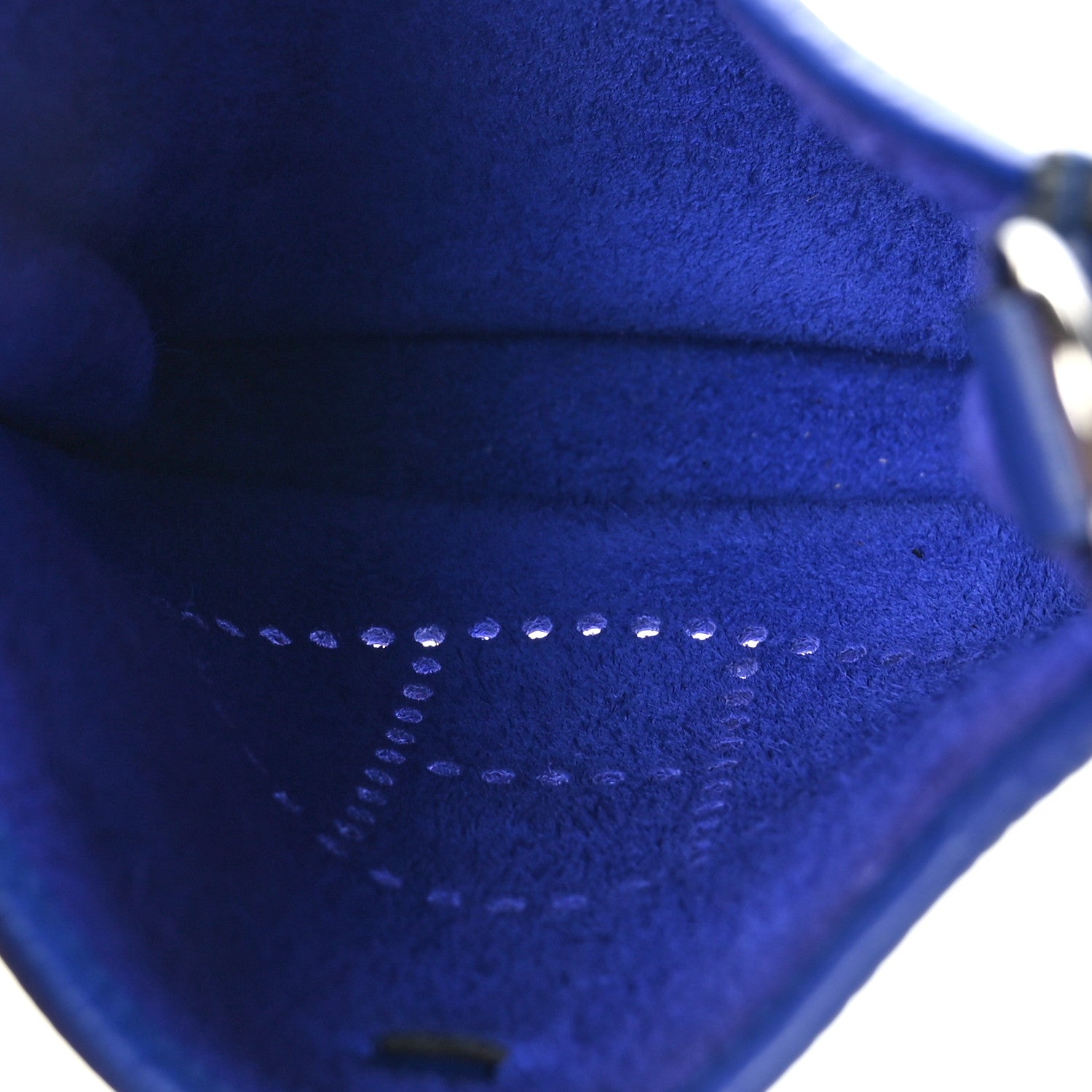 Hermes Taurillon Clemence Evelyne TPM Bleu Electrique 4 of 9