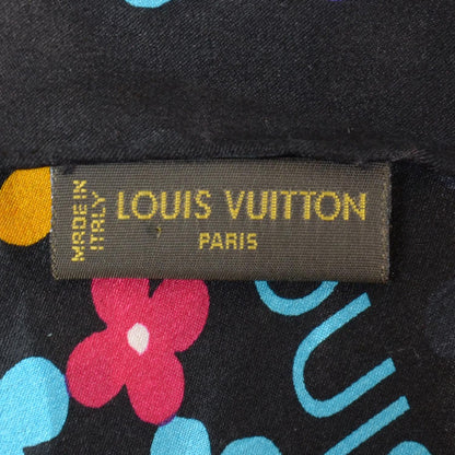 Louis Vuitton Silk Farandole Square Scarf Black 6 of 6