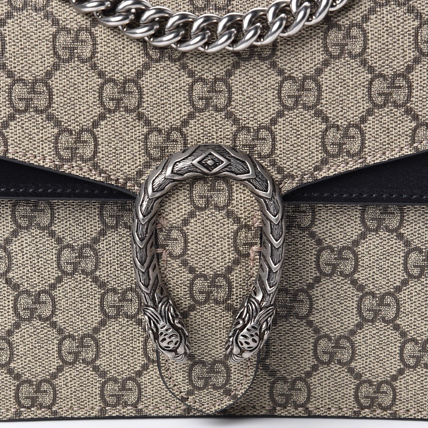Gucci GG Supreme Monogram Mini Dionysus Shoulder Bag Black 11 of 12