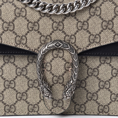 Gucci GG Supreme Monogram Mini Dionysus Shoulder Bag Black 11 of 12