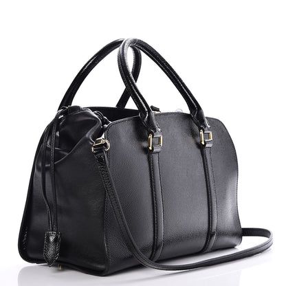 Burberry Patent Calfskin Medium Dinton Tote Black 3 of 8