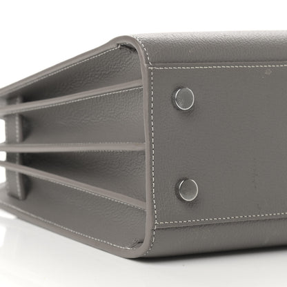 Saint Laurent Grained Calfskin Topstich Baby Sac De Jour Fog 9 of 17