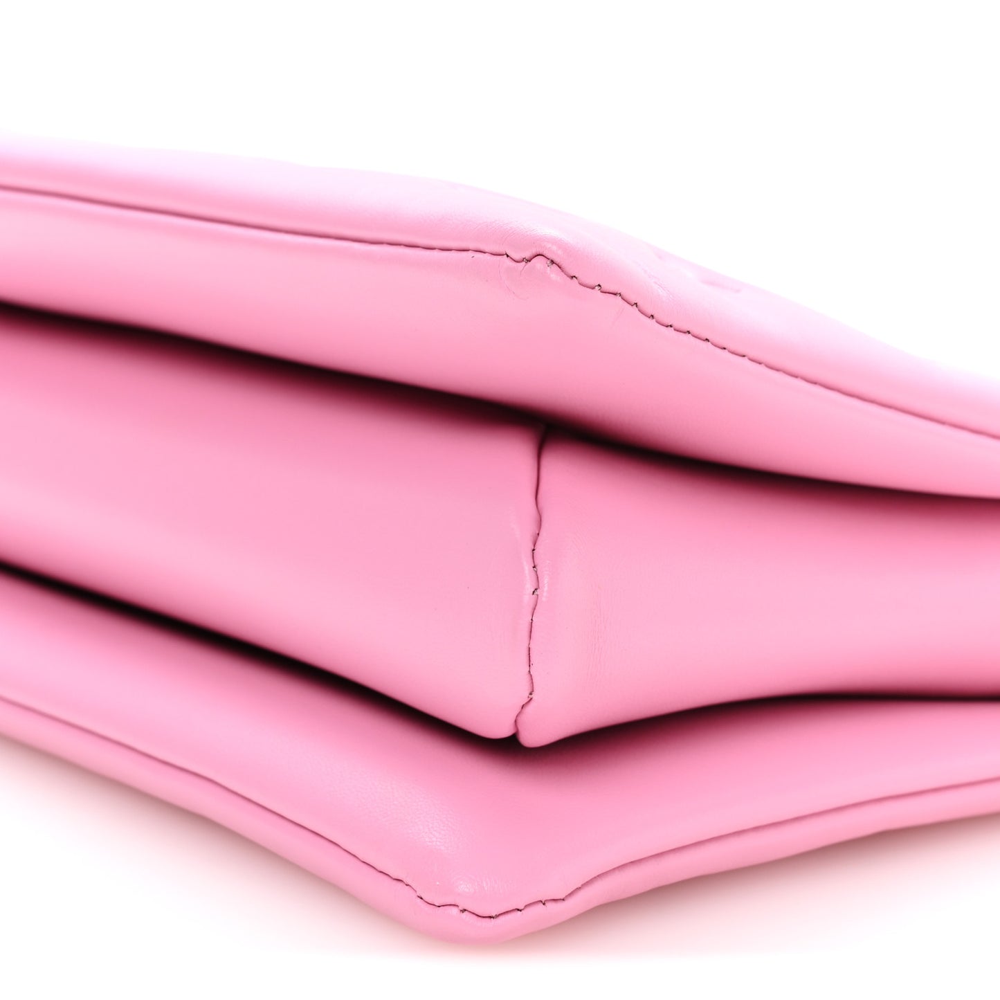 Lambskin Embossed Monogram Coussin PM Rose Bonbon