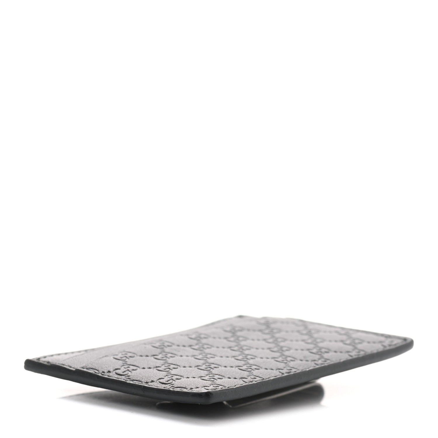 Gucci Microguccissima Card Holder Money Clip Black 3 of 6