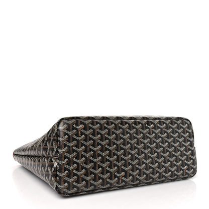 Goyard Goyardine Chien Gris Bag Black Gold 4 of 8