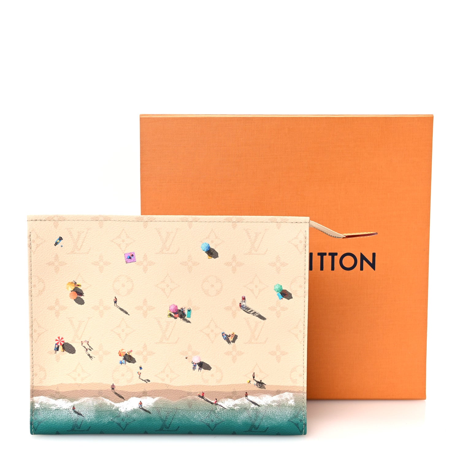 Louis Vuitton Beach Sand Monogram Pochette Toilette GM 8 of 8